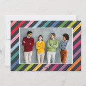 Kleurrijke Merry Business Photo Holiday Kaart (Achterkant)