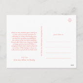 Kleurrijke Merry en Bright One Foto Feestdagenkaart (Achterkant)