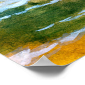 Kleurrijke, met de hand getrokken waterverf tekeni poster (Hoek)