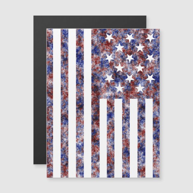 Kleurrijke met sterren bezaaide banier Amerikaanse (Voorkant / Achterkant)