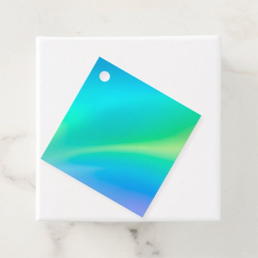 Kleurrijke Metallic Folie Art Gift Labels (In situ)