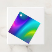 Kleurrijke Metallic Folie Art Gift Labels (In situ)