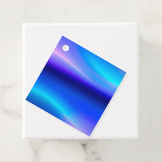 Kleurrijke Metallic Folie Art Gift Labels (In situ)