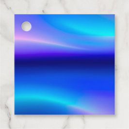 Kleurrijke Metallic Folie Art Gift Labels