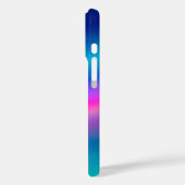 Kleurrijke Metallic Folie Art iPhone Case (Achterkant / Links)