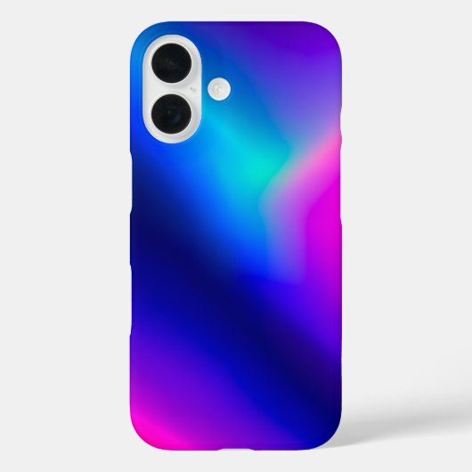 Kleurrijke Metallic Folie Art iPhone Case (Achterkant)