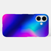 Kleurrijke Metallic Folie Art iPhone Case (Achterkant (horizontaal))