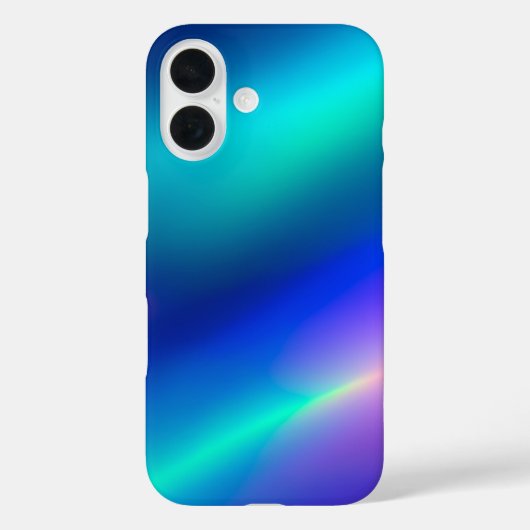 Kleurrijke Metallic Folie Art iPhone Case (Achterkant)