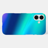 Kleurrijke Metallic Folie Art iPhone Case (Achterkant (horizontaal))