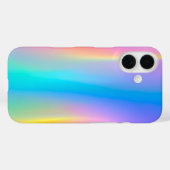 Kleurrijke Metallic Folie Art iPhone Case (Achterkant (horizontaal))