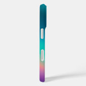Kleurrijke Metallic Folie Art iPhone Case (Achterkant / Rechts)