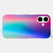 Kleurrijke Metallic Folie Art iPhone Case (Achterkant (horizontaal))