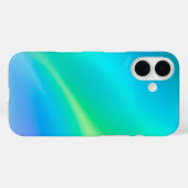 Kleurrijke Metallic Folie Art iPhone Case (Achterkant (horizontaal))