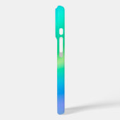 Kleurrijke Metallic Folie Art iPhone Case (Achterkant / Links)