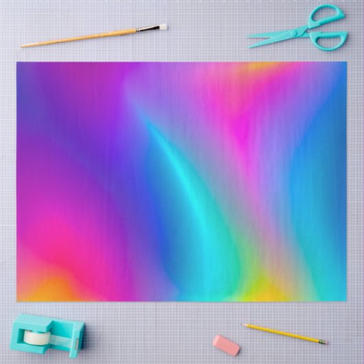 Kleurrijke Metallic Folie Art Weefselpapier Tissuepapier (Craft)