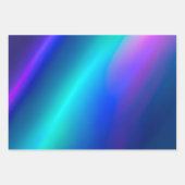 Kleurrijke Metallic Folie Art Wrapping Paper Sheet (Voorkant 2)