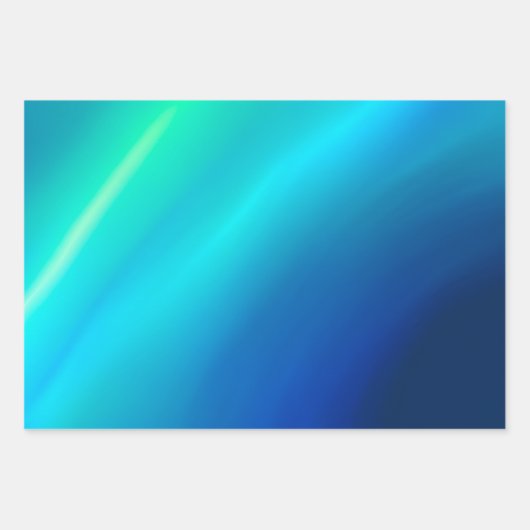 Kleurrijke Metallic Folie Art Wrapping Paper Sheet (Voorkant 3)