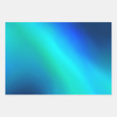 Kleurrijke Metallic Folie Art Wrapping Paper Sheet (Voorkant 2)