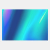 Kleurrijke Metallic Folie Art Wrapping Paper Sheet (Voorkant)