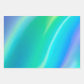 Kleurrijke Metallic Folie Art Wrapping Paper Sheet (Voorkant 3)