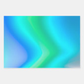 Kleurrijke Metallic Folie Art Wrapping Paper Sheet (Voorkant 2)