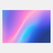 Kleurrijke Metallic Folie Art Wrapping Paper Sheet (Voorkant 3)