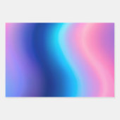 Kleurrijke Metallic Folie Art Wrapping Paper Sheet (Voorkant 2)