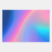 Kleurrijke Metallic Folie Art Wrapping Paper Sheet (Voorkant)