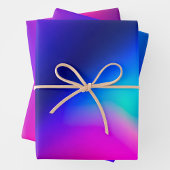 Kleurrijke Metallic Folie Art Wrapping Paper Sheet