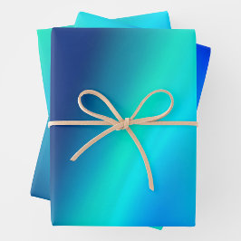 Kleurrijke Metallic Folie Art Wrapping Paper Sheet