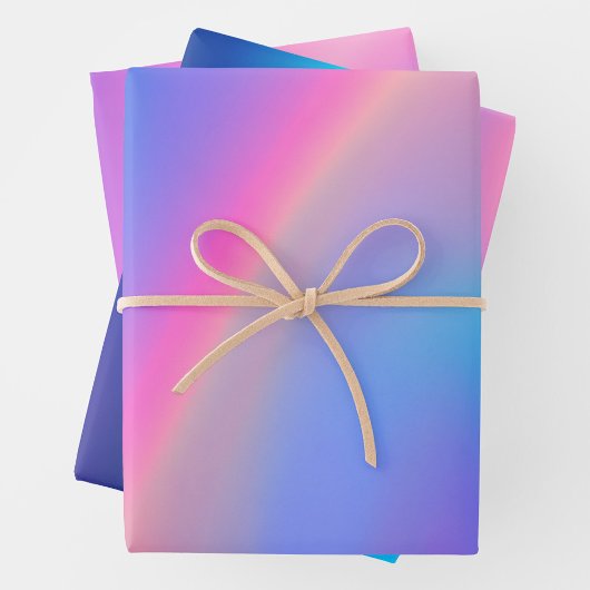 Kleurrijke Metallic Folie Art Wrapping Paper Sheet