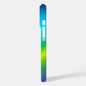 Kleurrijke Metallic Folie Kunst iPhone Hoes (Achterkant / Links)