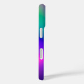 Kleurrijke Metallic Folie Kunst iPhone Hoes (Achterkant / Rechts)