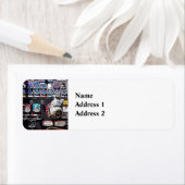 Kleurrijke meters op brandweerauto etiket (Insitu)