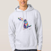 Kleurrijke metgezellen hoodie (Voorkant)