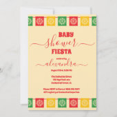 Kleurrijke Mexicaanse Bloem Baby Shower Kaart (Voorkant)