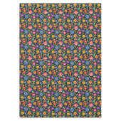 Kleurrijke Mexicaanse bloemenfiësta patroon Tafelkleed (Voorkant)