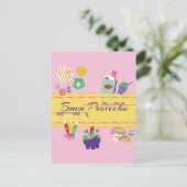 kleurrijke Mexicaanse briefkaart (Staand voorkant)