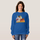 Kleurrijke Mexicaanse dag van de dode suikerschede Trui (Voorkant volledig)