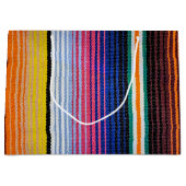 Kleurrijke Mexicaanse Fiesta Deken Ontwerp Groot Cadeauzakje (Voorkant)