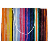 Kleurrijke Mexicaanse Fiesta Deken Ontwerp Groot Cadeauzakje (Achterkant)