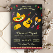 Kleurrijke Mexicaanse Fiesta Huwelijksuitnodiging Kaart