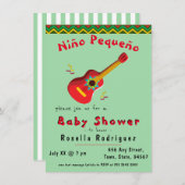 Kleurrijke Mexicaanse Fiesta Jongens Baby Shower U Kaart (Voorkant / Achterkant)