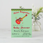 Kleurrijke Mexicaanse Fiesta Jongens Baby Shower U Kaart (Staand voorkant)