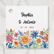 Kleurrijke Mexicaanse Floral Fiesta bruiloft