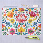 Kleurrijke Mexicaanse Folk Art Floral Tissuepapier (Craft)