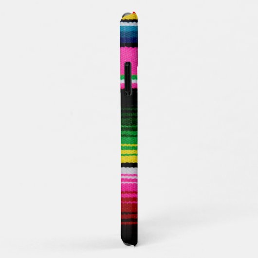 Kleurrijke Mexicaanse Gestreepte Deken w / Naam Case-Mate iPhone Case (Achterkant/rechts)