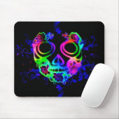 Kleurrijke Mexicaanse Halloween Mask Mousepad Muismat (Met muis)
