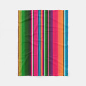 Kleurrijke Mexicaanse lanket Rainbow Spaans mandje Fleece Deken (Voorkant)