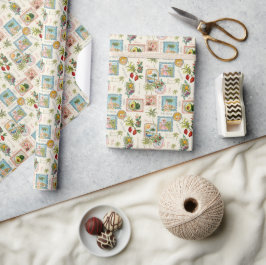 Kleurrijke Mexicaanse Reisprint Cadeaupapier